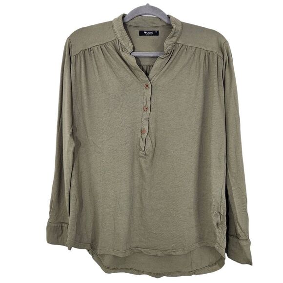 Micheal Lauren Olive Green Henley NWT Size XS Green Knit Top - Picture 1 of 10